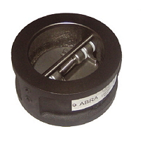 Обратный клапан ABRA-D-122-EN Ду250 Ру16 двустворчатый межфланцевый