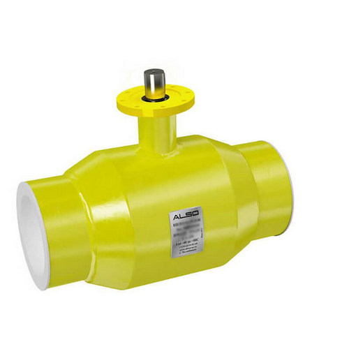 Краны шаровые газовые ALSO серии Gas  КШ.П.Р.GAS-01 Ду40-250 Ру25/40 стандартнопроходные, присоединение - под приварку, корпус - сталь 20, уплотнение - PTFE, под редуктор/привод