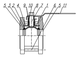 Материалы Кран шаровый газовый КШГу аналог 11с42п Ду125 Ру16 стандартный проход