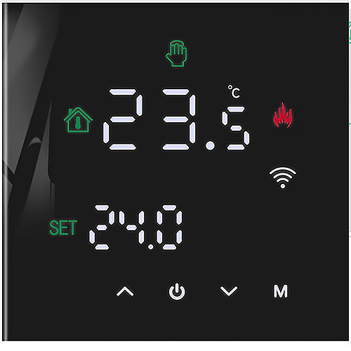 Терморегулятор для теплого пола DN.ru T03ST-WF электронный программируемый с функцией Wi-Fi цвет черный