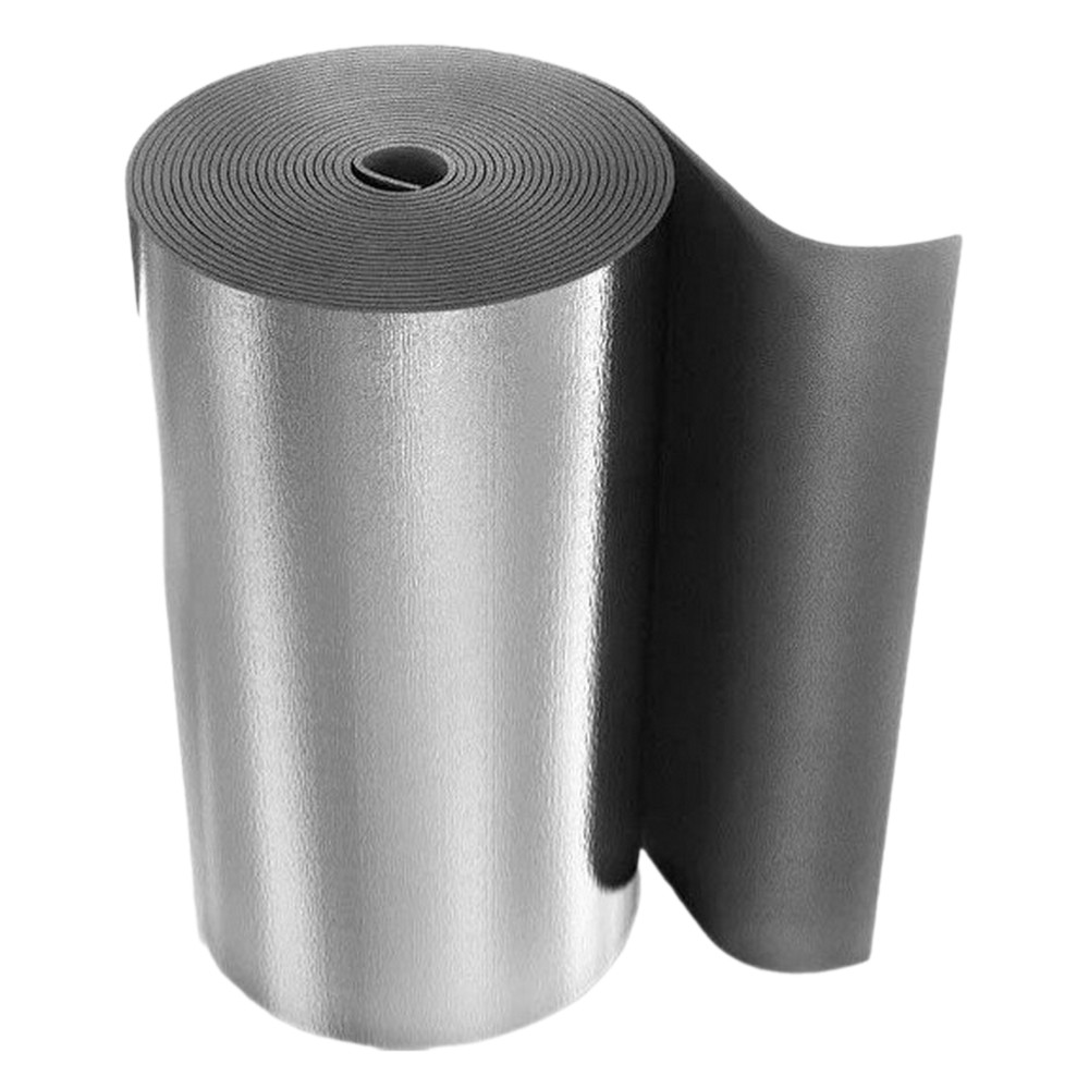 Рулон теплоизоляционный Energoflex Super AL 15/1,0-7 толщина 15 мм, длина 7 м, материал - вспененный полиэтилен с покрытием - алюминиевая фольга, серый