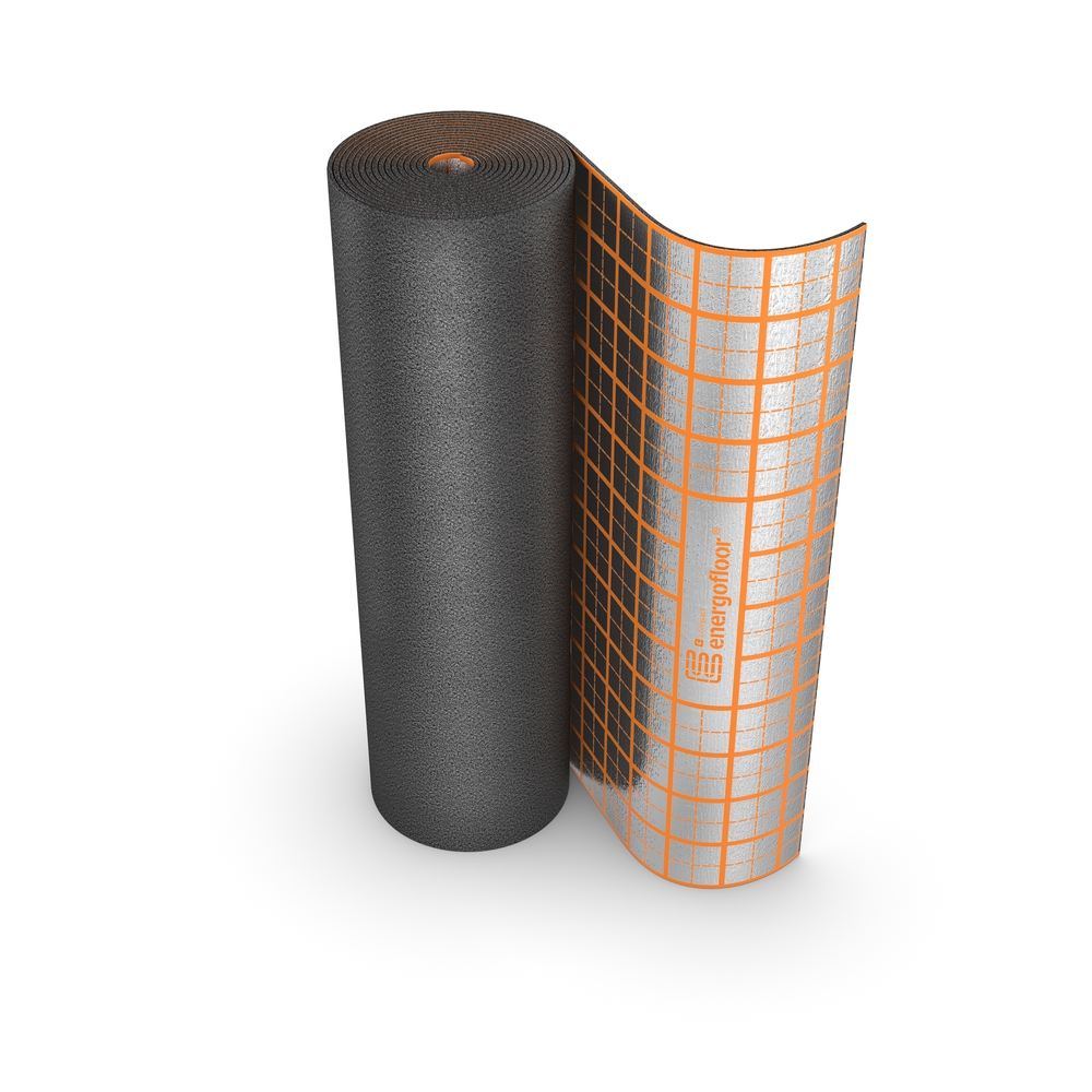 Рулон теплоизоляционный Energoflex Energofloor толщина 3мм, ширина 1м, длина 30м  (рулон 30м2)