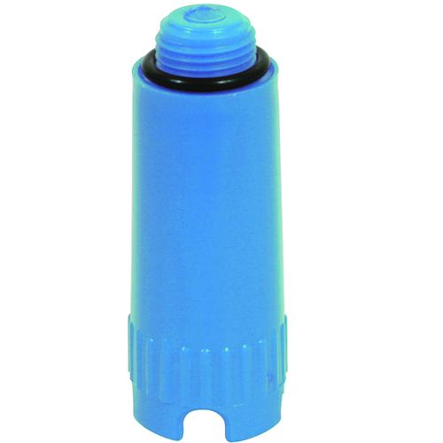 Заглушки для фитингов Henco PLUG04 1/2″ Ду15 с внутренней резьбой, длина 80 мм, синие