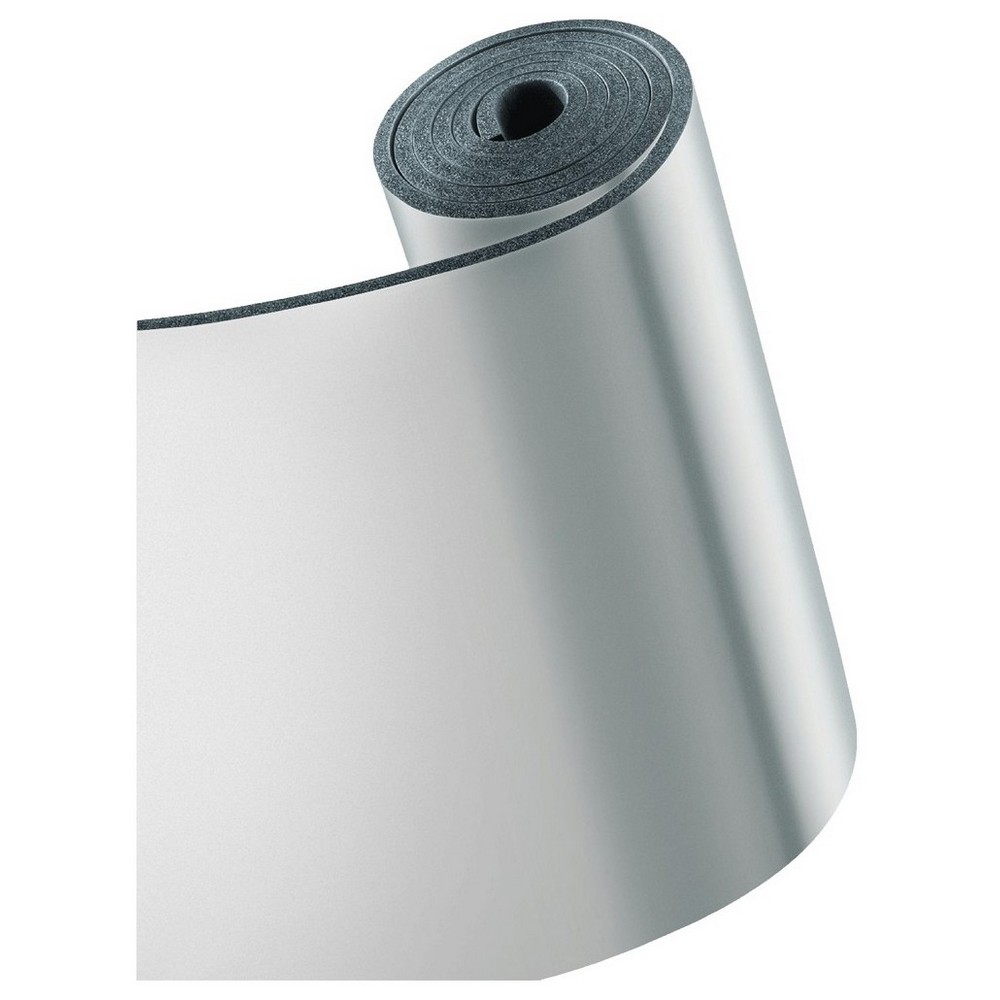 Рулон теплоизоляционный самоклеящийся K-flex ST AD AL Clad 16/1,0-12 толщина 16 мм, длина 12 м, материал - вспененный каучук с покрытием - AL CLAD, черный