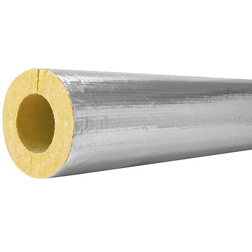 Цилиндр теплоизоляционный K-FLEX K-ROCK ALU 30x076-1 Ду76 материал —  минеральная вата, толщина — 30 мм, длина —  1 метр