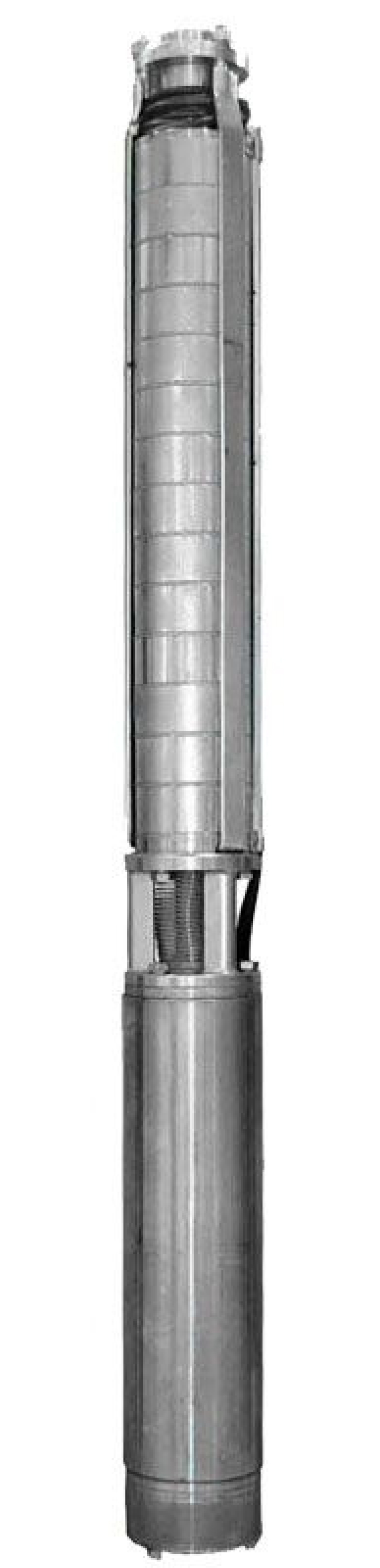 Насос скважинный Ливнынасос ЭЦВ 4-6.5-115 центробежный, производительность 6.5 м3/час, напор 115 м, мощность 4 кВт, напряжение трехфазной сети 380В