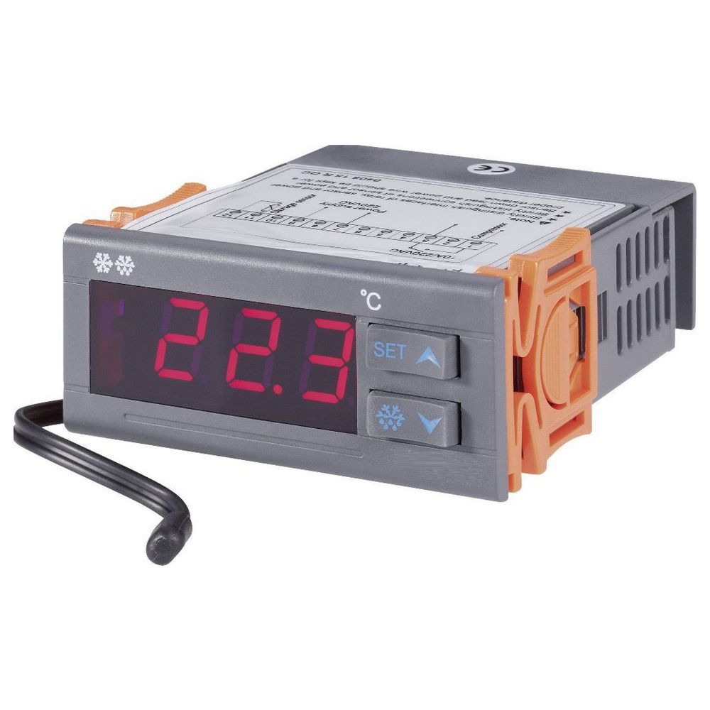 Контроллер температуры ПРОМА RTI-302-3C 3 реле 30А 250В, 7А 250В, 7А 250В, функции - нагрев,охлаждение,охлаждение с подключением испарителя, IP54
