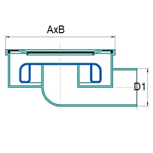 Трапы горизонтальные с решеткой Политэк Дн50-110 полипропилен для внутренней канализации
