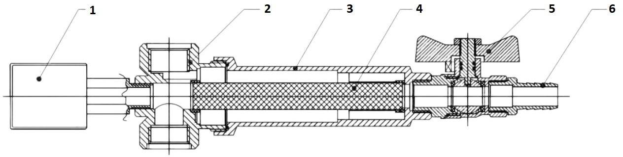 Фильтр механический самопромывной KROMWELL EU.ST6026 Ду15 Ру16 с манометром, латунный без покрытия, внутренняя/внутренняя резьба