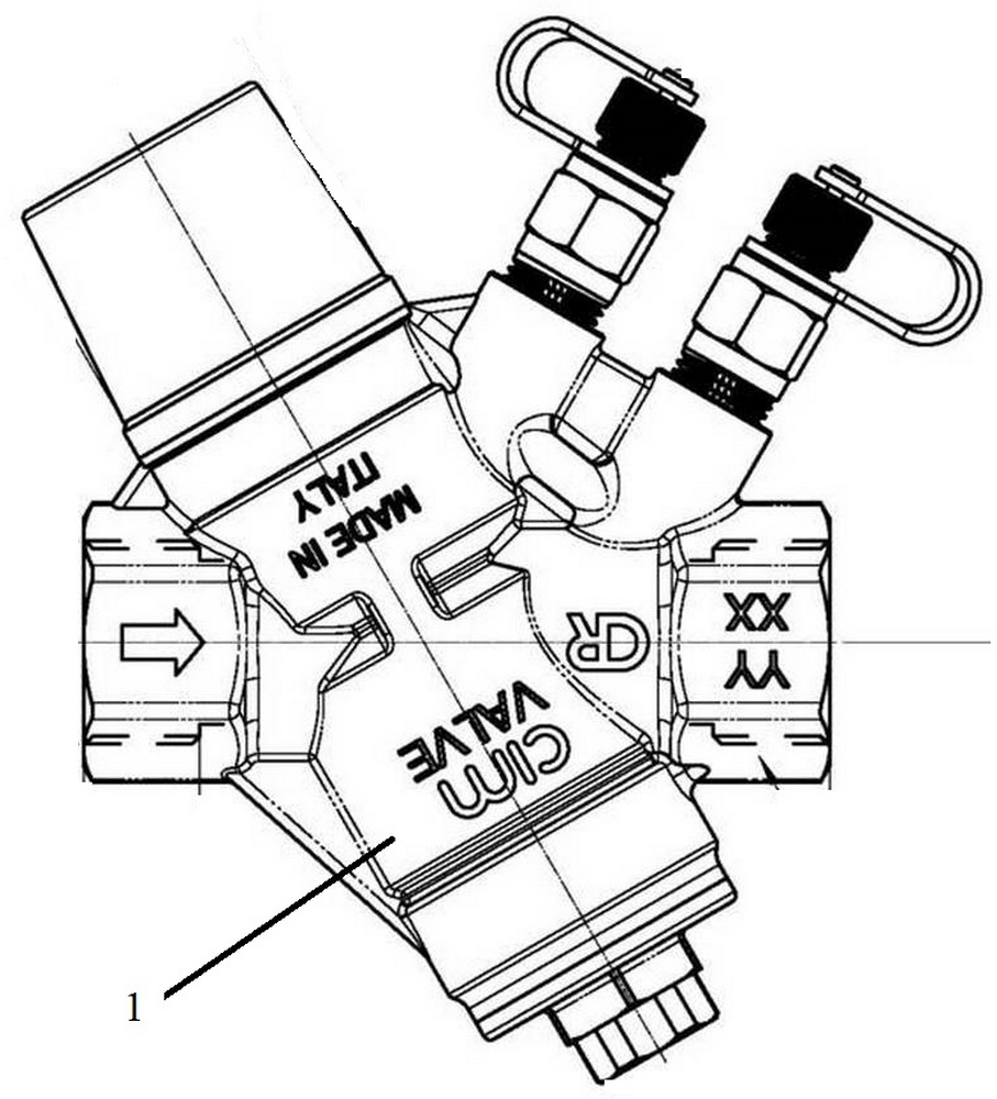 Клапан балансировочный Cimberio Cim 767LP 1″ Ду25 Ру16 автоматические, корпус - латунь CW602N-M, уплотнение NBR, присоединение - внутренняя резьба