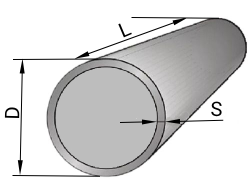 Труба MVI CP.100 Ду42x1.5 Ру16 материал – легированная сталь E195, покрытие – цинк Fe/Zn88, длина трубы – 6 м