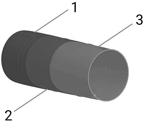 Труба MVI PE.4 Дн32x4.4 Ру10 из сшитого полиэтилена PE-Xa, с антикислородным барьером EVOH, бухта 50 м, цвет – серый