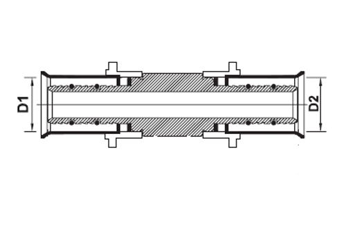 Муфта для металлопластиковых труб Prandelli Multyrama PF11 Ду20x16 Ру10, латунная, присоединение пресс
