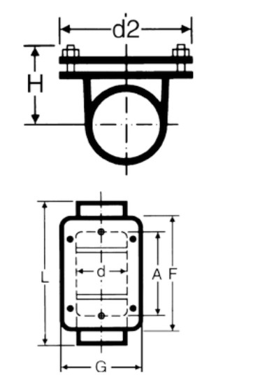 Ревизия канализационная SML FP PREIS Ду100, чугун, с прямоугольной крышкой, безраструбный