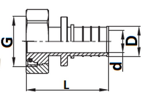 Переходник аксиальный STOUT SFA-0034 Дн20x3/4″ Ру25 с накидной гайкой под евроконус для труб из сшитого полиэтилена, корпус - латунь