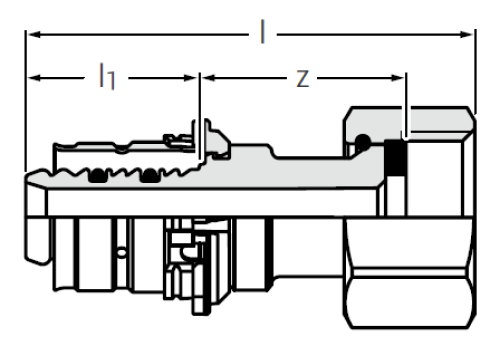Штуцер Uponor S-Press Дн25х1″ Ру10, пресс / накидная гайка, корпус - латунь луженая, пресс гильза - алюминий, для металлопластиковых труб