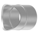 Врезка ERA 100ISG диаметр D100 мм прямой для круглых воздуховодов, корпус - сталь оцинкованная, цвет - серебристый