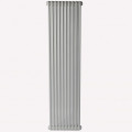 Радиатор стальной трубчатый IRSAP Tesi 2 высота 1800 мм, 8 секций, теплоотдача 1267 Вт, присоединение G1/2″, нижнее подключение - термостат снизу T26, цвет - средний серый