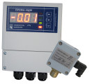 Датчик разности давлений на жидкость ПРОМА ИДМ-016 ДД(Ж)-НВ 6.3, рабочее давление 2.5МПа, настенное исполнение с выносным датчиком, количество выходных реле - 4, диапазон измерений давлений 6,3-1,6КПа