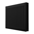 Радиатор панельный Royal Thermo COMPACT C11-300-1600 Noir Sable 1.234 кВт настенный, присоединение резьбовое - 1/2″, подключение - боковое, универсальное, стальной, цвет - черный