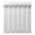 Радиатор биметаллический Royal Thermo Indigo 500 10 секций, площадь помещения до 19 м2, боковое подключение, настенный, белый
