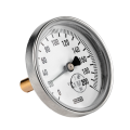 Термометр биметаллический А5001 Wika осевой, до 200°С, корпус 80 мм, L=100 мм, присоединение G1/2″ 3905071 (36523029)