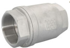 Клапан обратный Newkey NK-CS 1 1/4″ Ду32 Ру40, муфтовый, прямой, корпус - нержавеющая сталь AISI304(CF8)