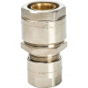 Переходник Prandelli Multyrama CM11 Ду32.3x26.3 Ру10 для металлопластиковых труб присоединение - компрессионное, корпус – латунь, покрытие – никель